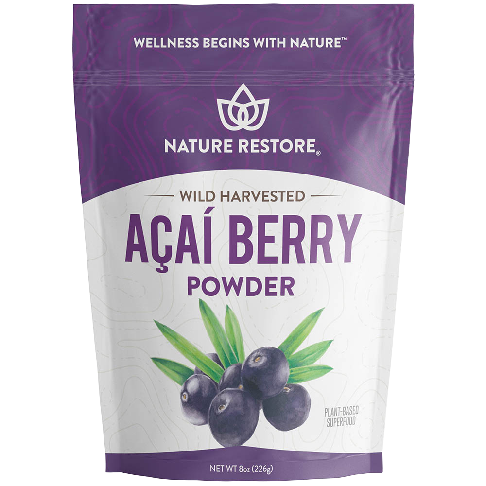 Acai Berry Powder, Wild Harvested - Nature Restore